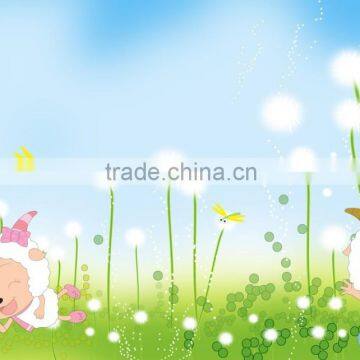 2015 Vinly Cartoon Wallcovering for Kids/decorative Mural Wallpaper for Kids Room photo-6