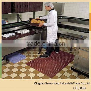 Waterproof Anti Slip Restaurant Kitchen Floor Rubber Hole Mats