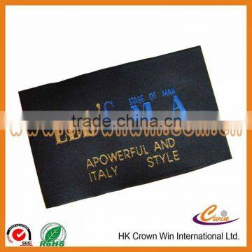 custom high quality woven labels designs for handmade items