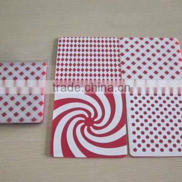 2014 fashional design fda and lfgb food safety printed square silicone cup mat