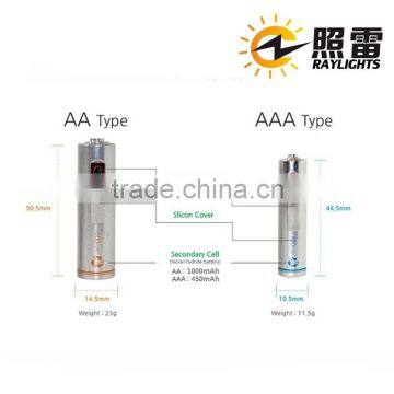 Most popular rechargeable 3aaa battery mobile battery portable battery charger with high quality