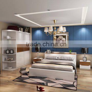 2016 Wholesale Furniture China Swing Raw Material Door Bedroom Wardrobe Design