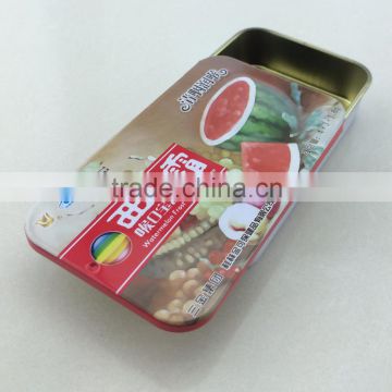 Sliding Tin Box with Custom Embossing