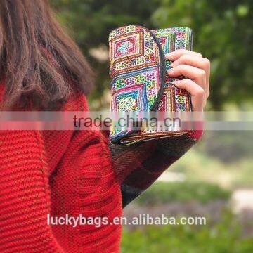 2015 New Hmong Ethnic Canvas Bag Ladies Cross-stitch Evening Bags