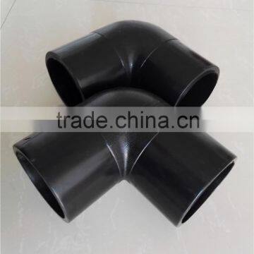 high quality Plastic PVC/PE hdpe pipes and fittings 90 degree elbow