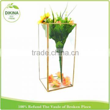 Wholesale Geometric Wedding Copper Centerpiece ~ Holders Votives 8 Inches Religious & Frosted Glass Candle Jar With/ Without Lid photo-5