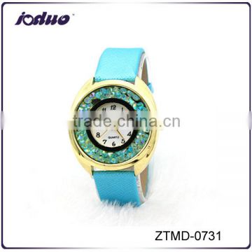 Women 2016 New Design Colorful Rhinestone Quartz Watch