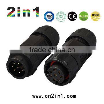 SK19-8P IP67 Soldering Electric Cable Wire Waterproof Connector