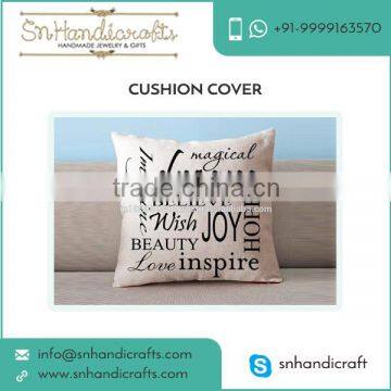 Best Price Top Quality Linen Square Cushion Cover at Affordable Rate
