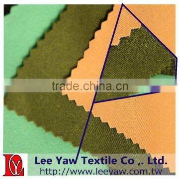 polyester heather spandex reversal interlock fabric