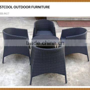 Well Designed restaurant patio use home garden rattan chairs set dining room furniture