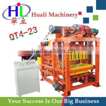 QT4-23 best popular new product vibrated block making machine