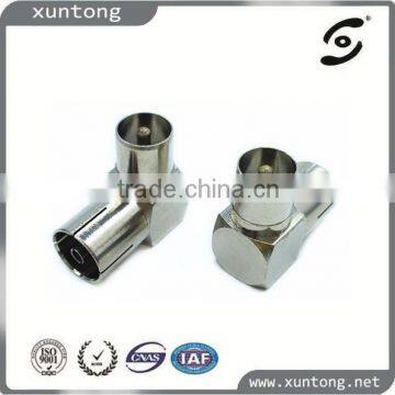 F-type Female connector Cable TV right angle connector
