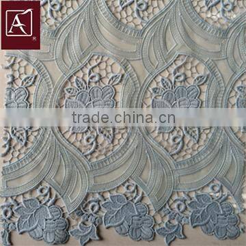 Eyelet Embroidery Fabric with flower border