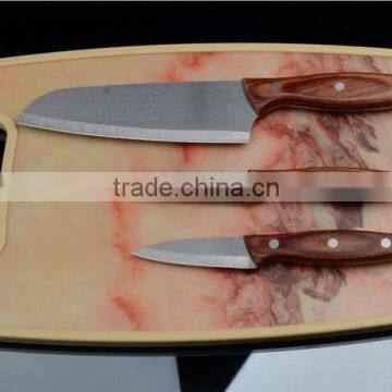 CK-6017 Simple Design 3 PCS Stainless steel knife kitchen appliance chef knifes knife set