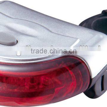 UFO 5 LED bicycle rear tail warning cycle light led bike light