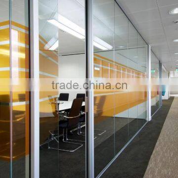 Lowest Cost Aluminum Frame Wall Glass Office High Partitions photo-4