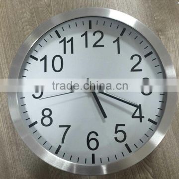 Hot Business Gift Ideas Promotional Aluminum Quartz Wall Clock