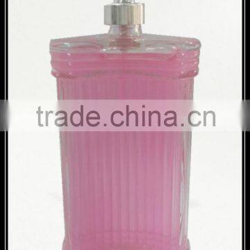 stripe perfume glass empty bottle 100ml