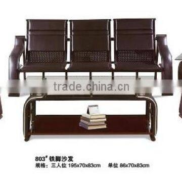 waiting room leather office sofa set CR-323