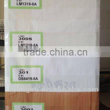 Wood finishing PVC wall panel decoration