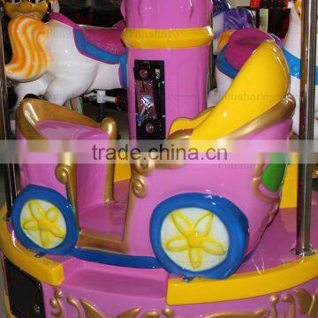 Funshare 2015 Cute Mini Fairground Rides Small Carousel For Sale Merry Go Round Carousel Machine photo-6