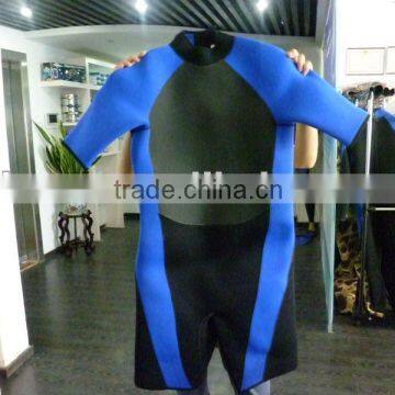 hot selling short sleeves and short pants men scuba diving wetsuit WS02