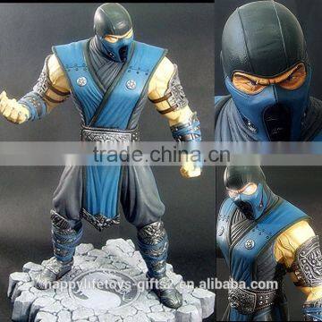 Online game characters sub zero male custom resin crafts figure