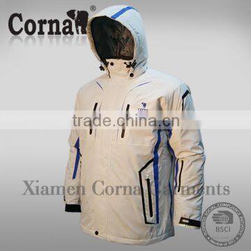 2015 popular style watertight young skiing or climbing winter coat for men