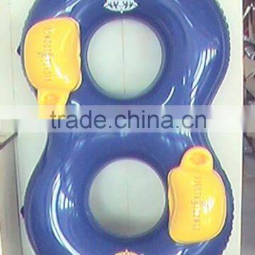 inflatable double ring float