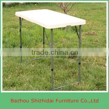 White Plastic Folding In Half Outdoor Garden Leisure Table SD-122F