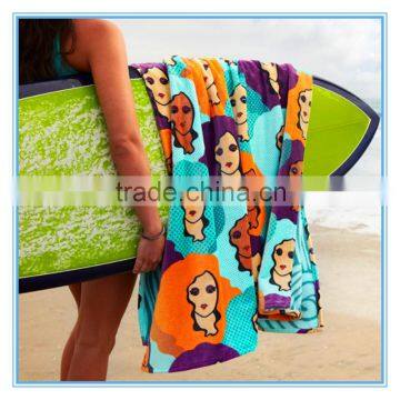 custom printed microfibre beach towels