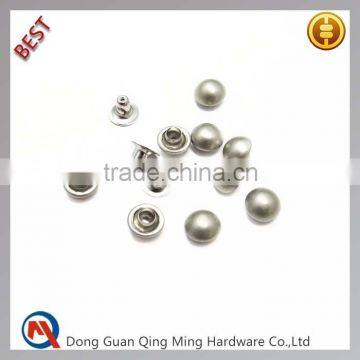 7mm Matt Silver Brass Mushroom Rivet For Shoes