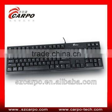 2013 shenzhen carpo wired keyboard with hot keys T700