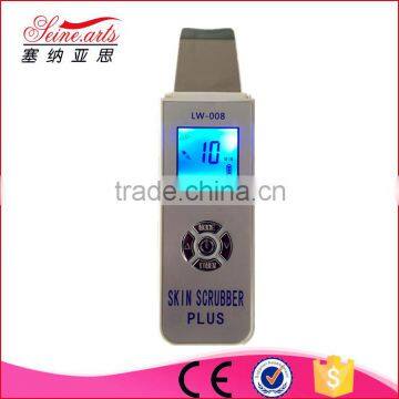 ultrasonic skin scrubber/facial machine skin scrubber ultrasonic peeling