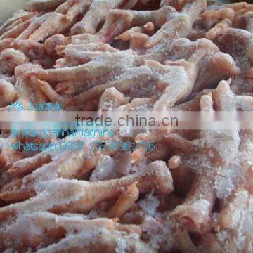 chicken feet peeler/frozen chicken paws peeling machine