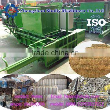 horizontal Hydraulic manual tied plastic packing machine 0086-13703827012