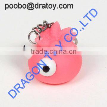 Qualified 3D plastic rubber key chain