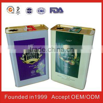 china square olive oil tin cans size For FDA