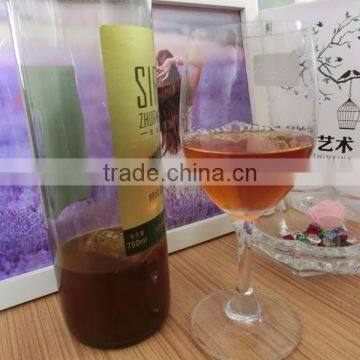 200ml red wine goblet/clear glass material empty goblet