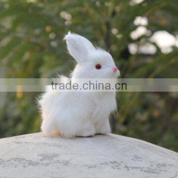 Easter Bunny Furry Animal rabbit realistic figurine animals