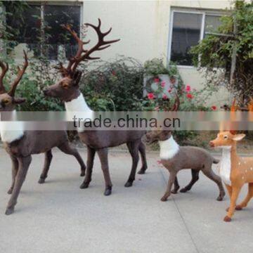 living room ornaments decorations synthetic fur reindeer