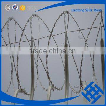 450mm Coil Diameter Concertina Electric Galvanized/hot-dipped Galvanized Razor Barbed Wire photo-6