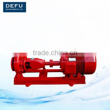 Portable fire pump with electric motor