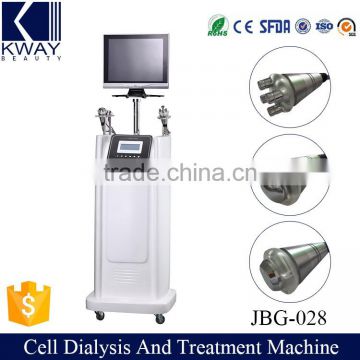 face camera skin fat analyzer and rf treatment machine