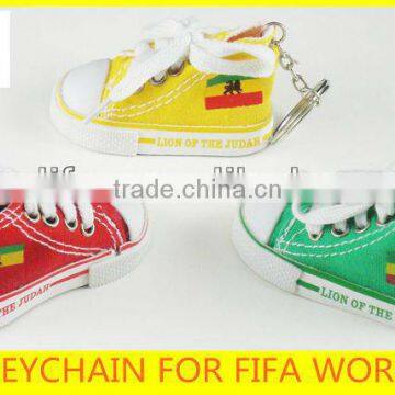 world cup 2014 Wholesale shoes pvc keychain