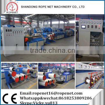 Tape Extrusion Line Danline Pp Rope Making Yarn Machine FromTaian Rope Net Vicky /M:8618253809206 E:ropenet16@ropenet.com