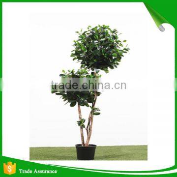 Mini Bonsai Artificial Ficus Ball Tree photo-3
