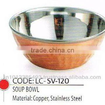 Copper Soup Bowl