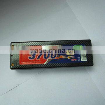 3700mAh 35C 7.4v Hardcase Lipo Battery